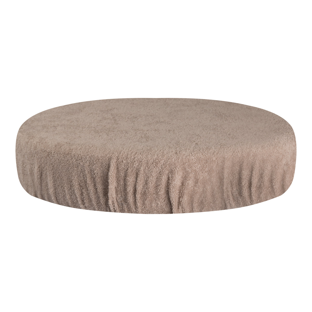 Frotteebezug Für Beige Hocker