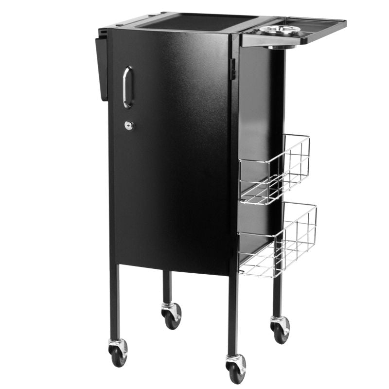 Gabbiano hairdressing trolley deluxe 500 black