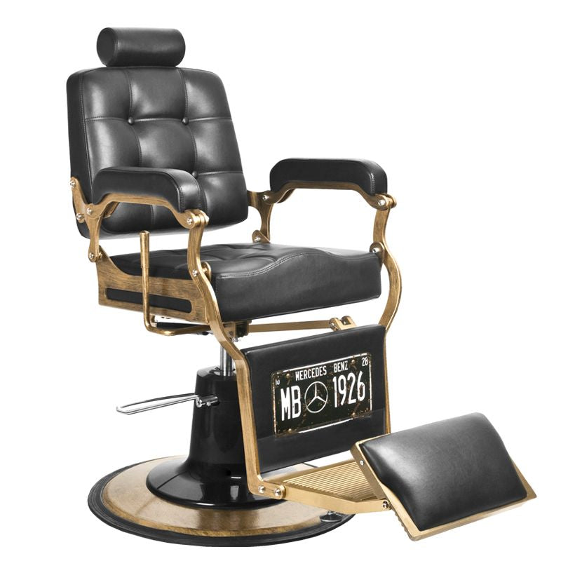 Silla de barbero Gabbiano boss negro