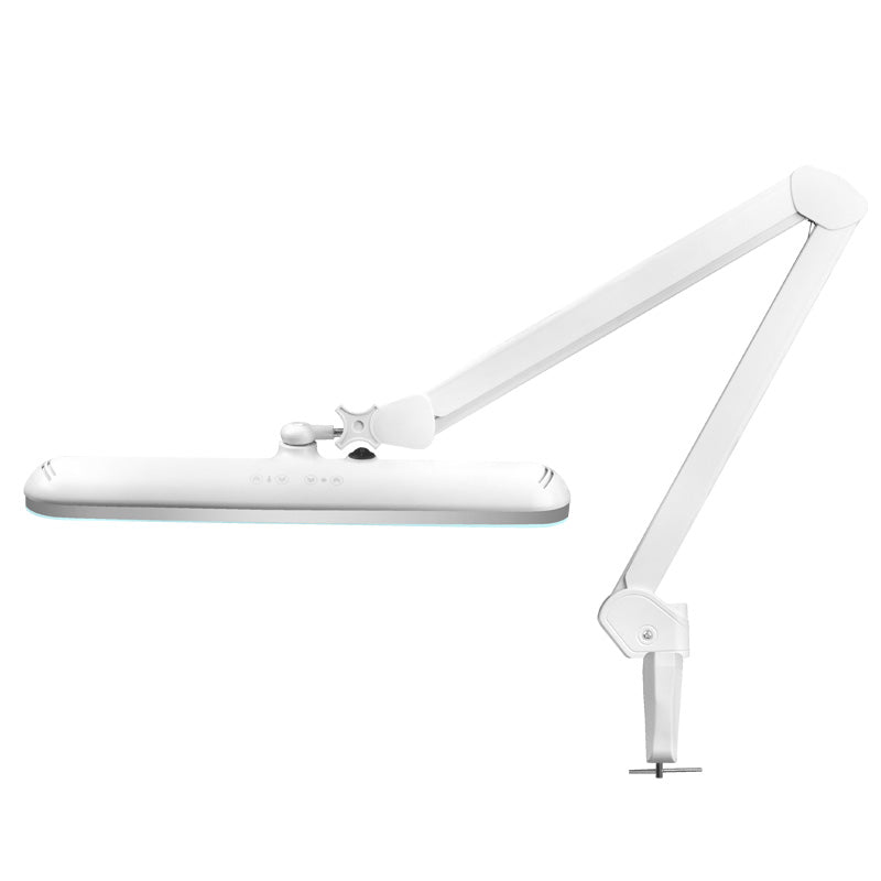 Workshop lamp led elegante801-tl with vice with adjustable light intensity and light color