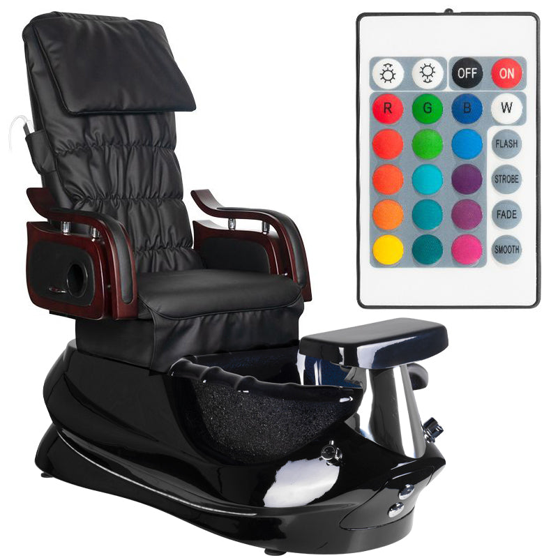 Foot care chair pedicure SPA AS-261 black with massage function