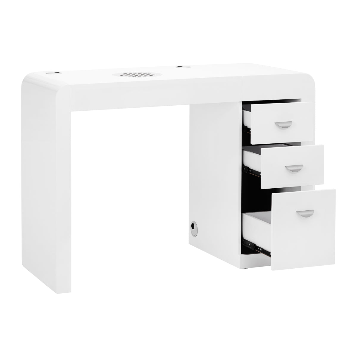 Cosmetic desk 312 white left 