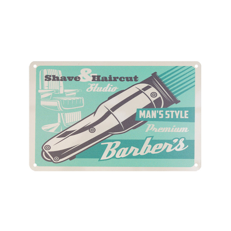 Decoration board barber b004