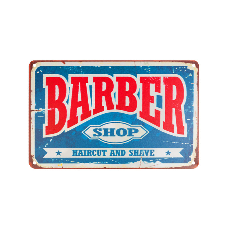 Decoration board barber b006