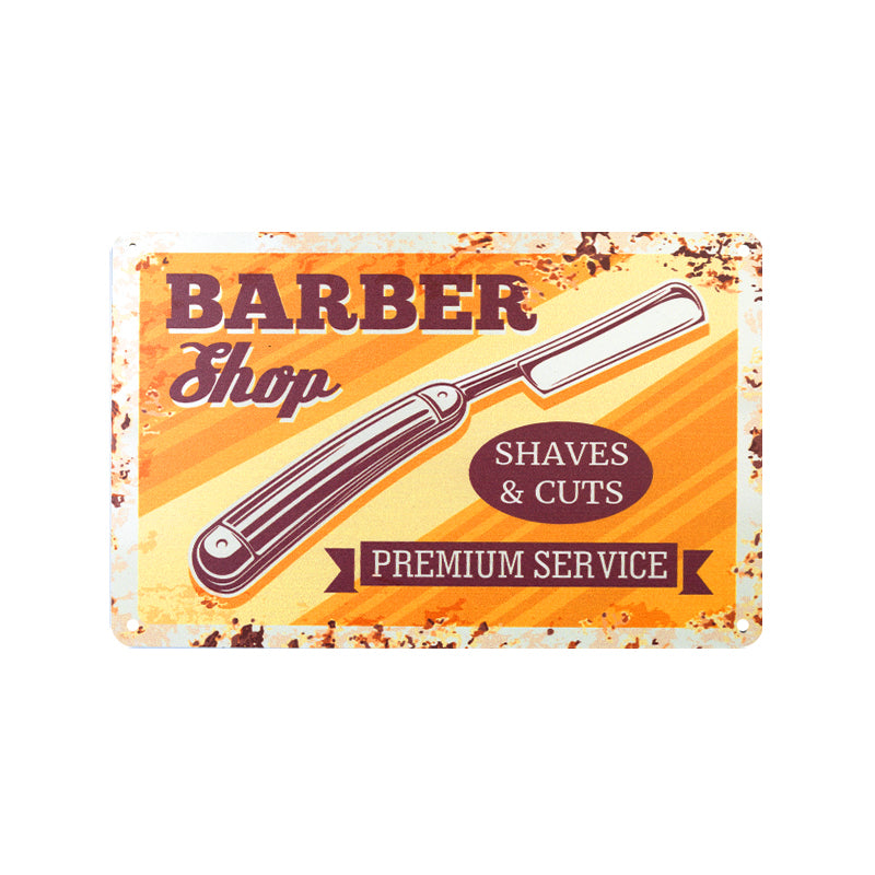 Decoration board barber b012