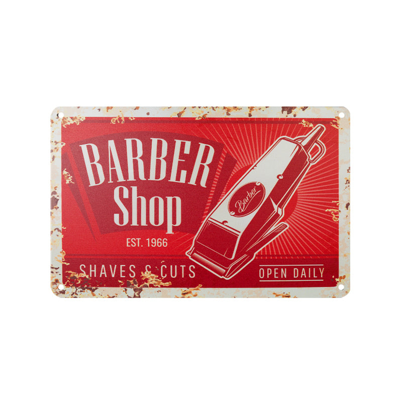 Decoration board barber b013