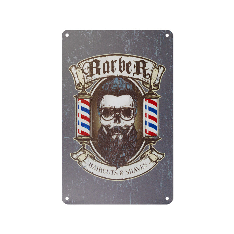 Decoration board barber b014