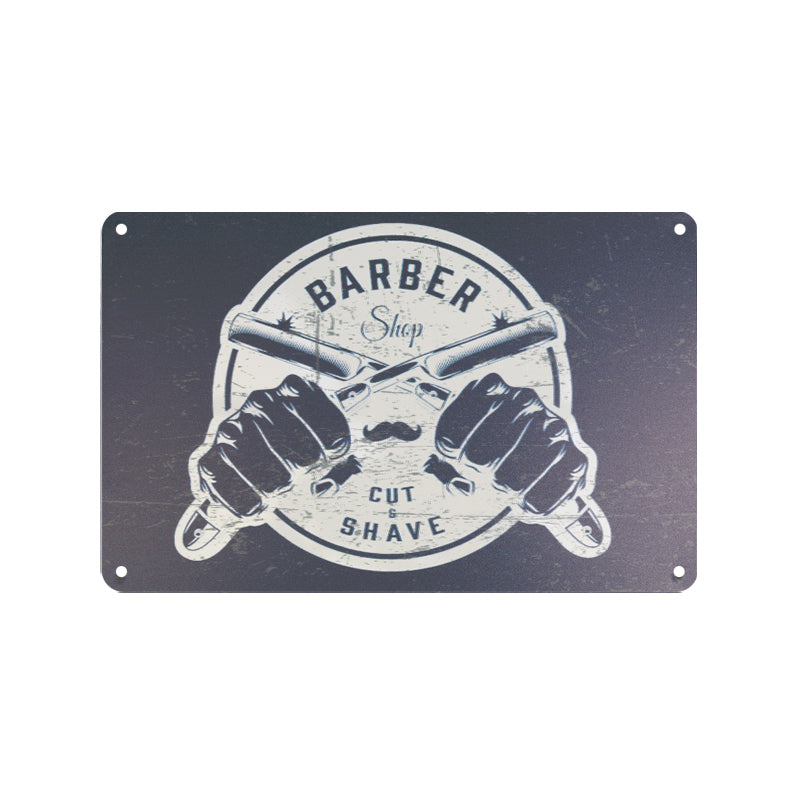 Decoration board barber b034