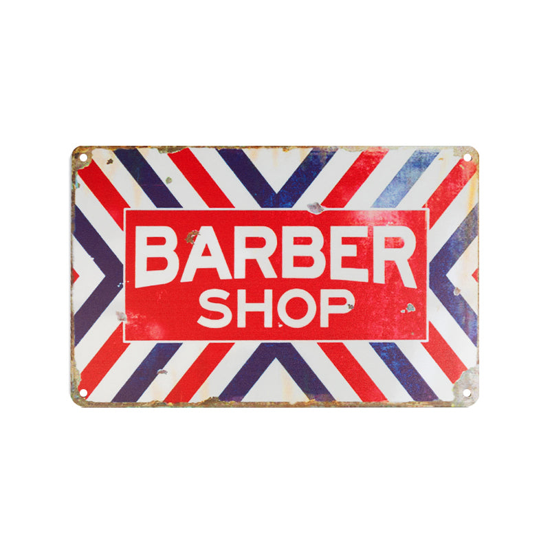 Decorative board barber c004