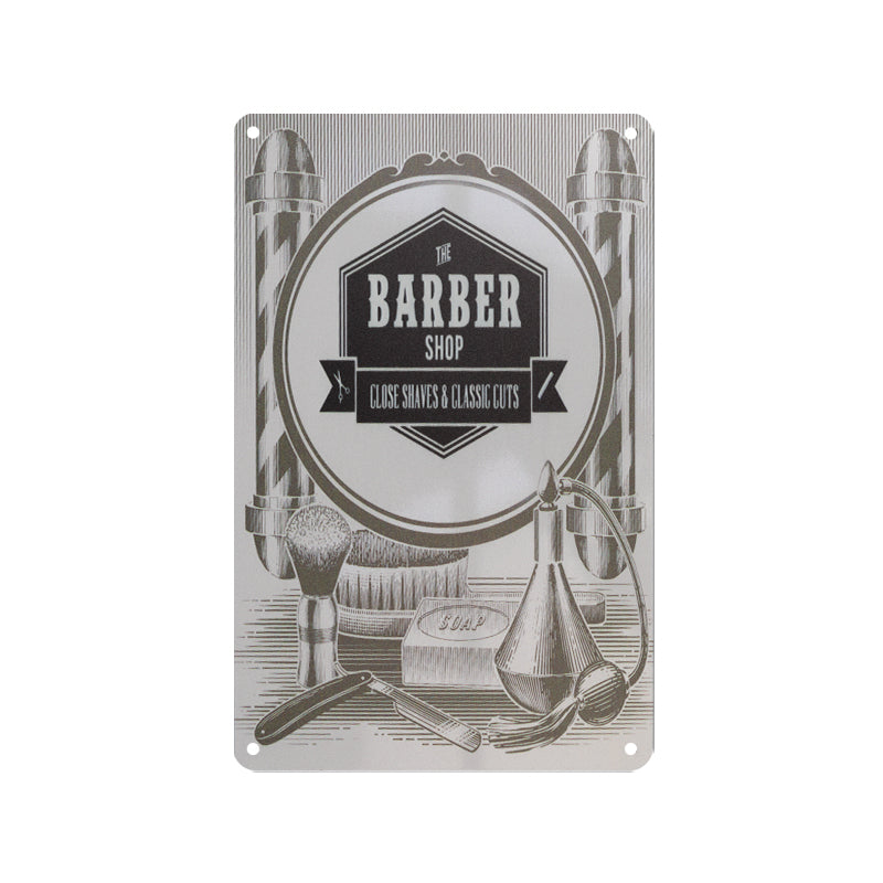 Decorative board barber c010