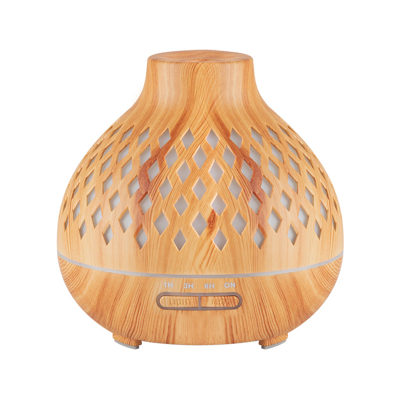 Aroma diffuser humidifier spa 10 light wood 400ml + timer