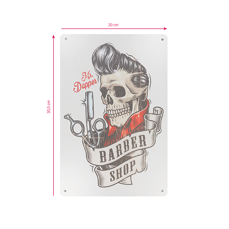 Decoration board barber b023