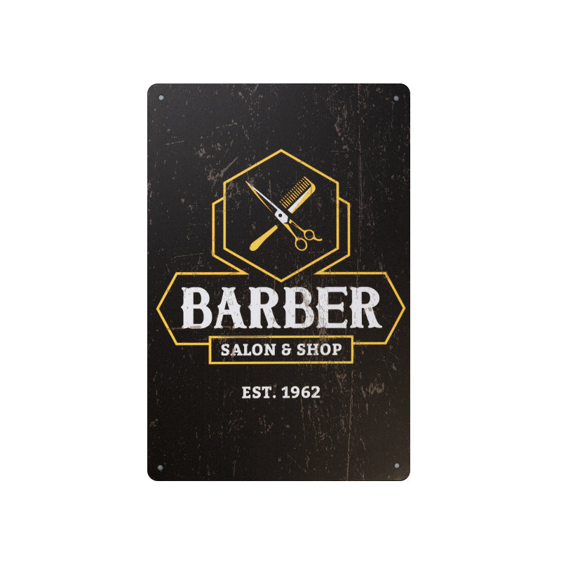 Decoration board barber b035