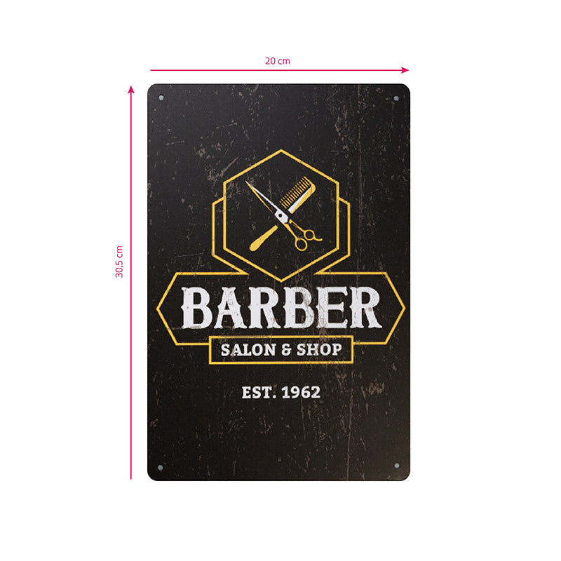 Decoration board barber b035