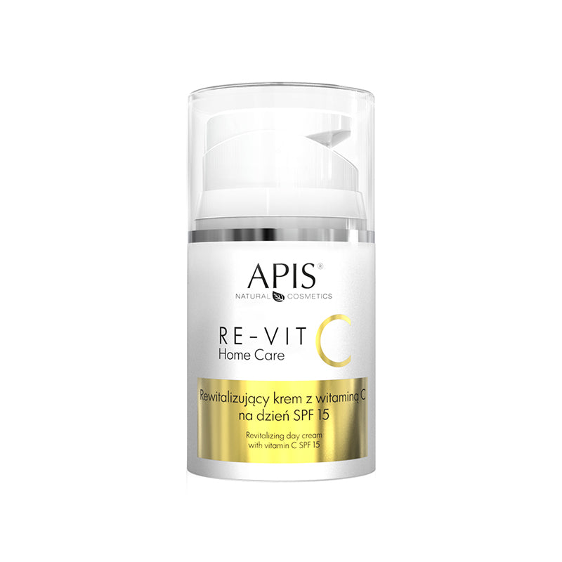 APIS RE-VIT C HOME CARE REVITALIZING VITAMIN C DAY CREAM SPF 15 50 ML