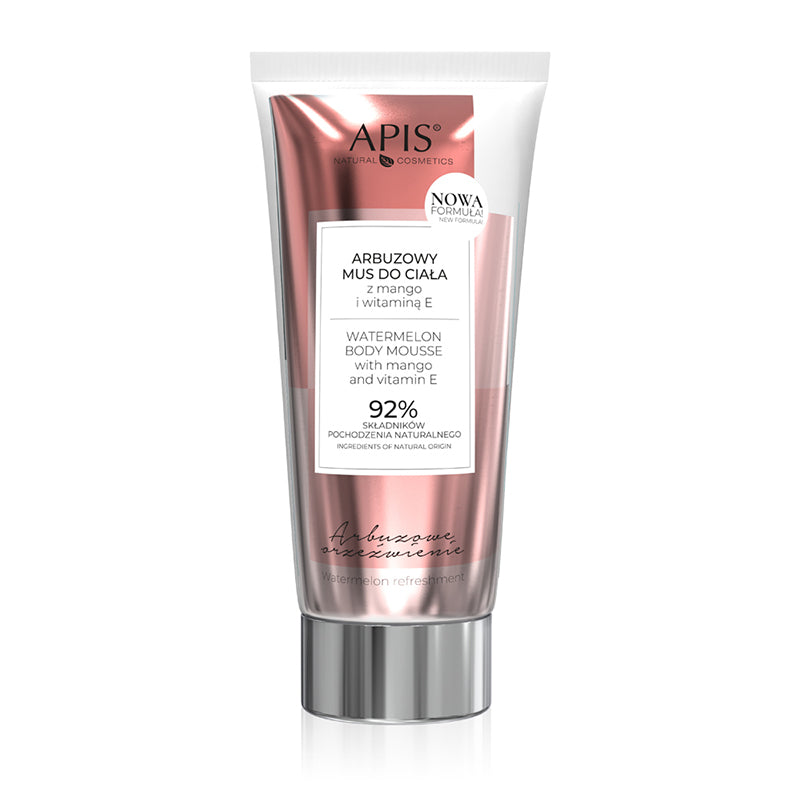 APIS WATERMELON REFRESHMENT, WATERMELON BODY MOUSSE WITH MANGO AND WITT. E 200 ML