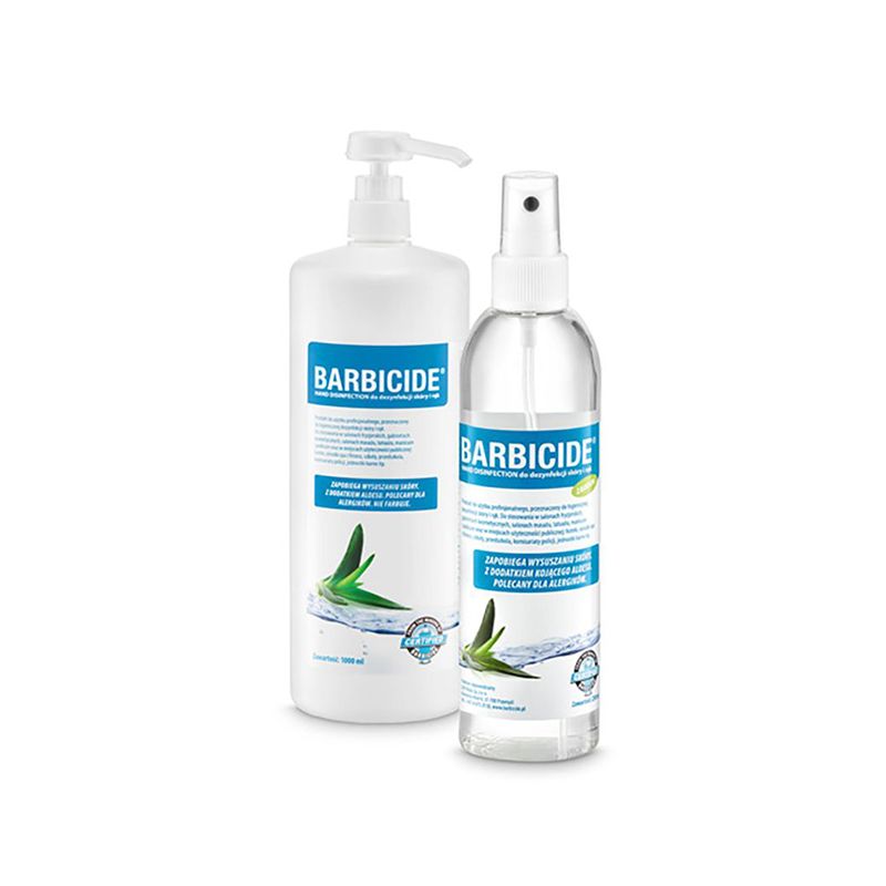 BARBICIDE - BARBICIDE HAND DISINFECTION Set for hand and skin disinfection 1000 ML + 250 ML