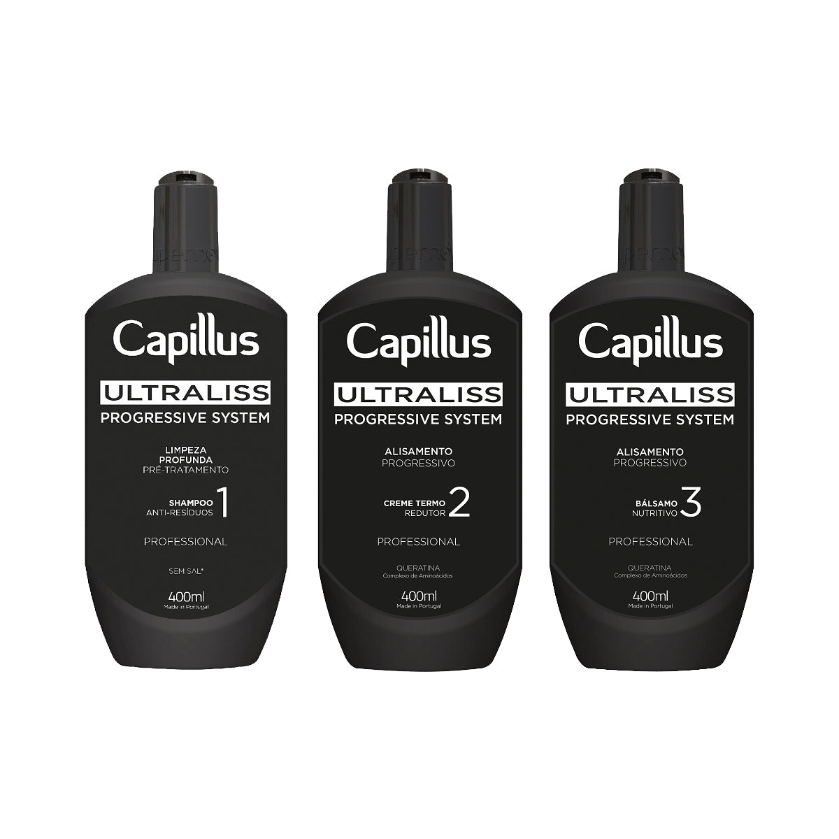 Capillus Ultraliss Nanoplastia, Nanoplastik Behandlungsset, 3x400 Ml