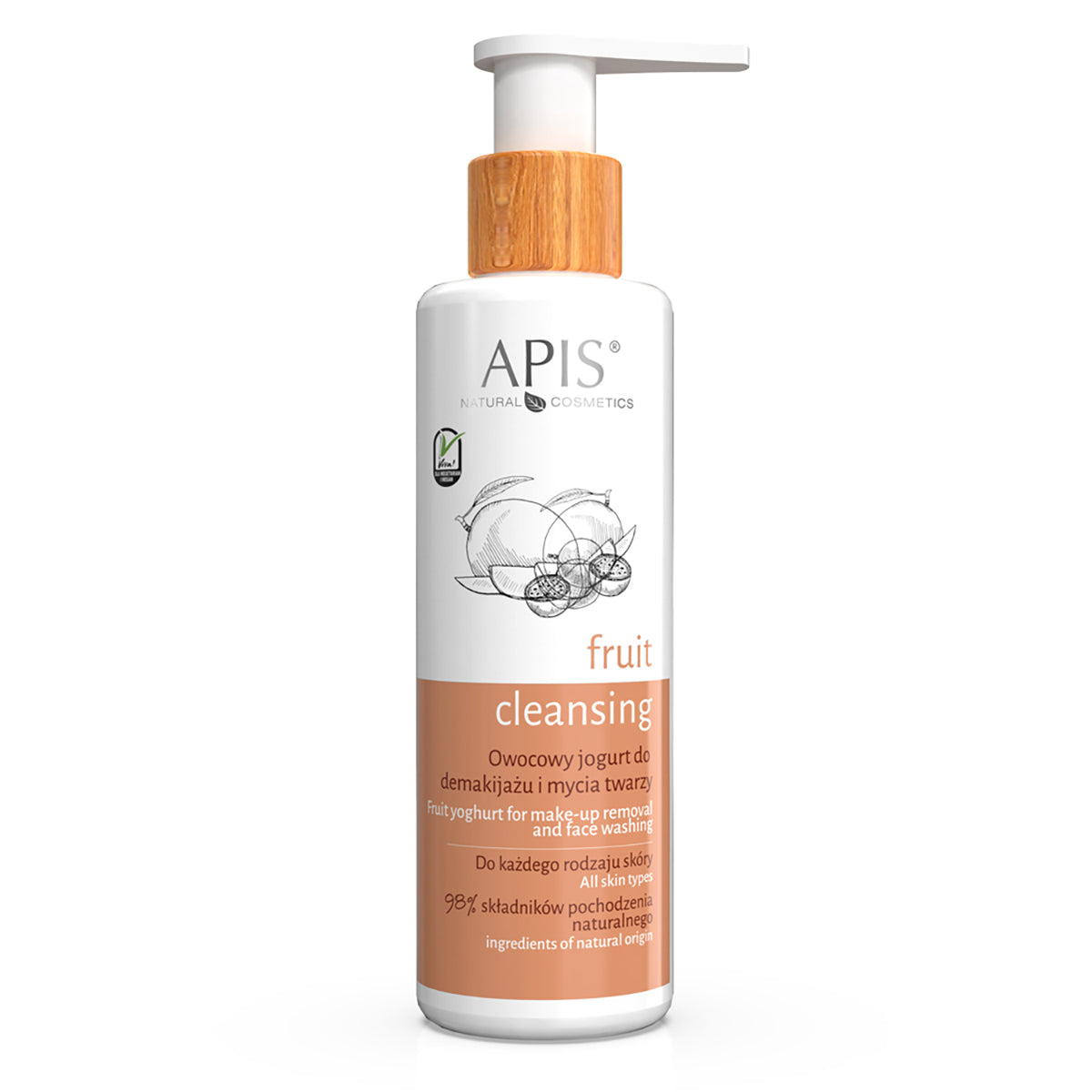 APIS yogur de frutas para desmaquillar y lavar la cara 150 ml