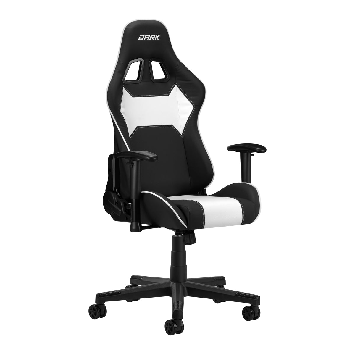 Silla gaming DARK Negro / Blanco