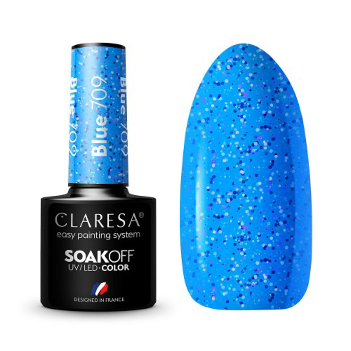 CLARESA Gel Polish BLUE 709 -5g