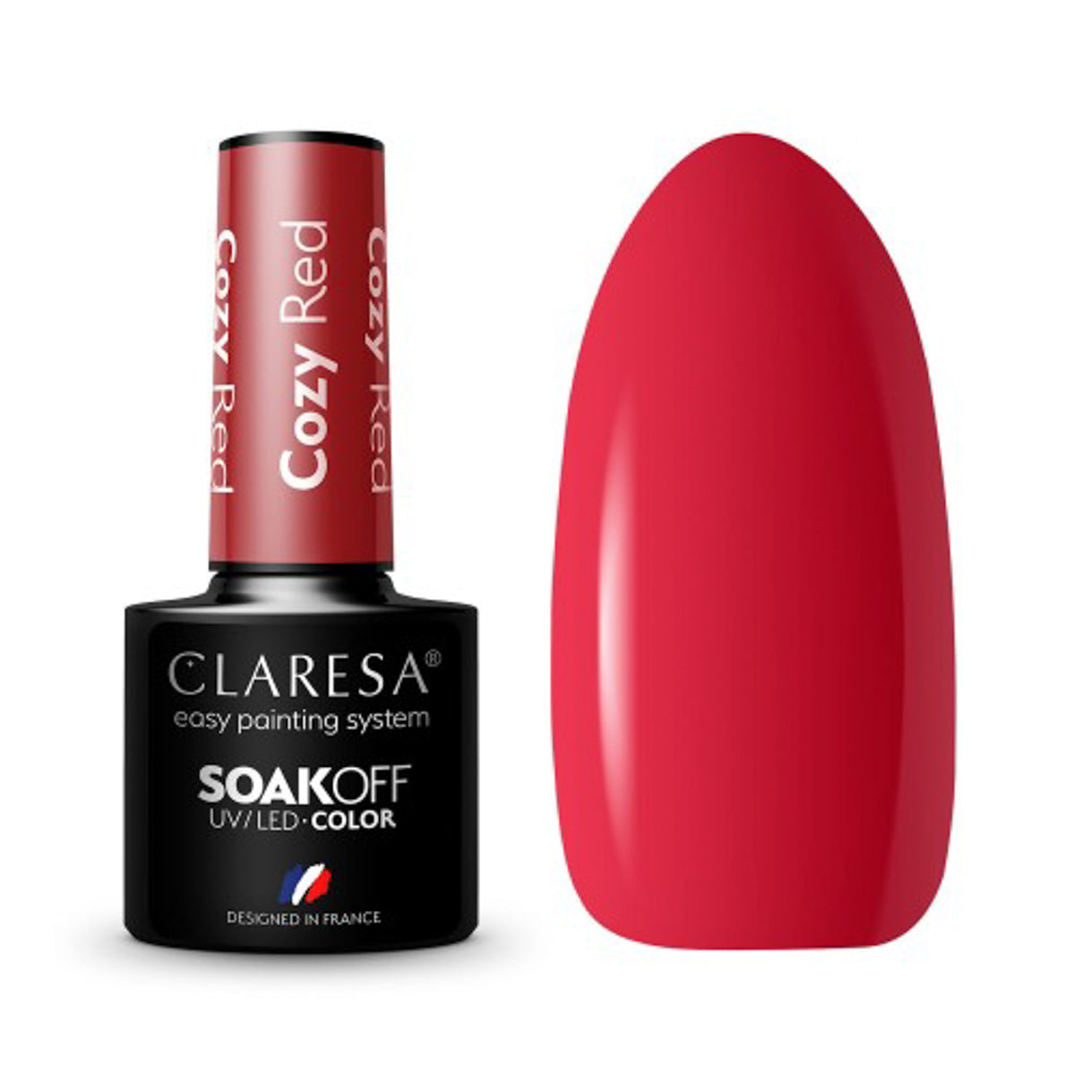 CLARESA esmalte en gel COZY RED -5g