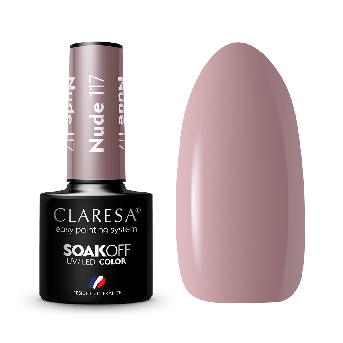 CLARESA Gel Polish NUDE 117 -5g