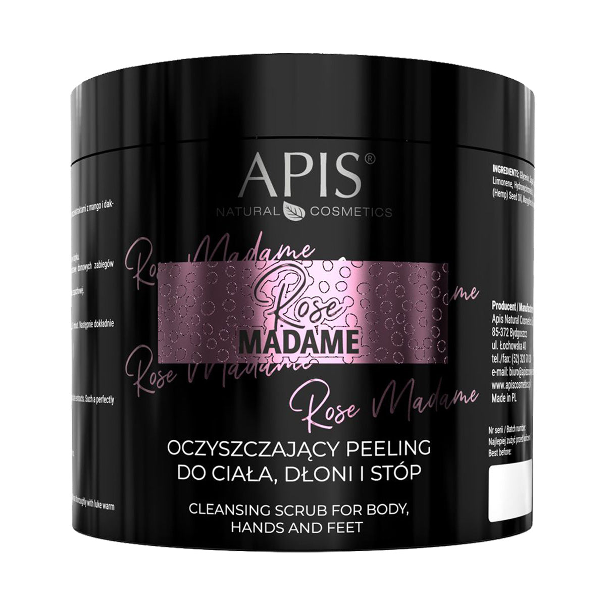 APIS Rose Madame, cleansing body and foot peeling 700 g