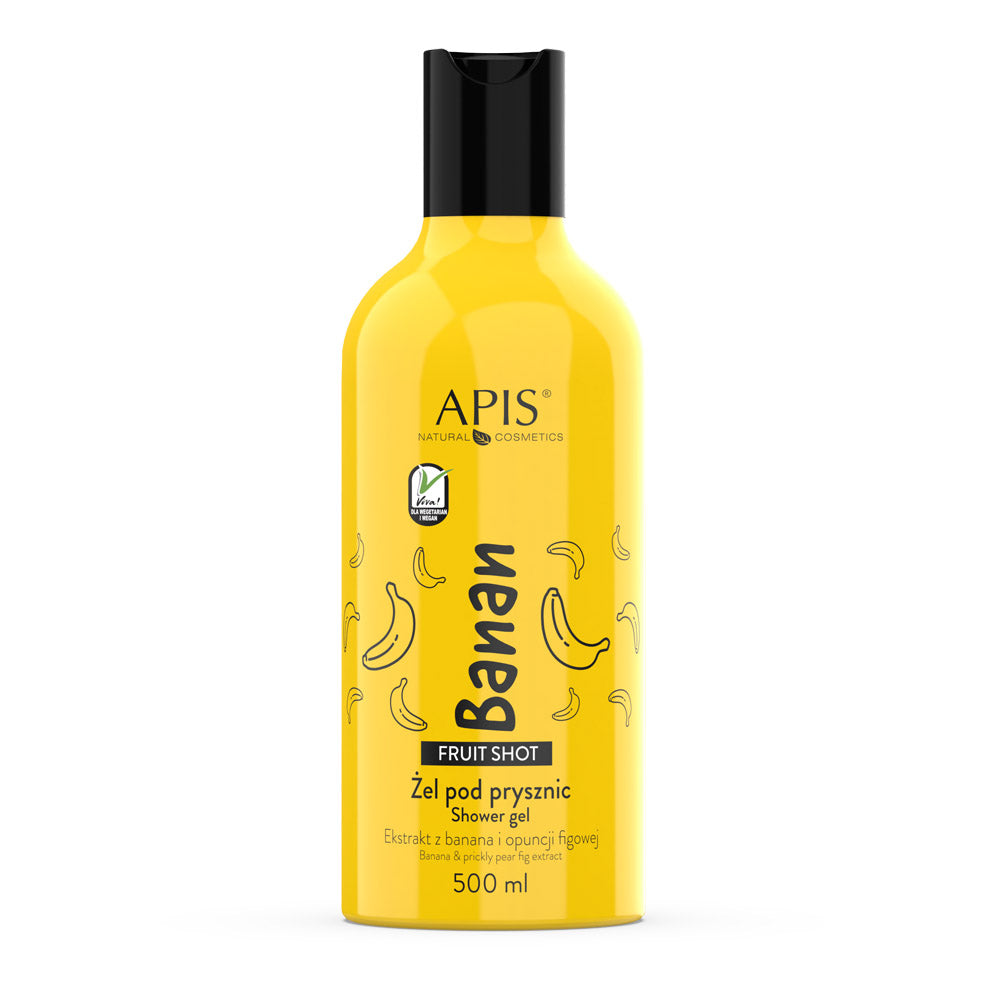 APIS Fruit Shot, gel de ducha de plátano 500 ml