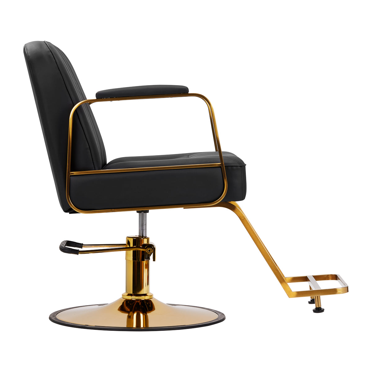 Gabbiano hairdressing chair Acri gold - black 