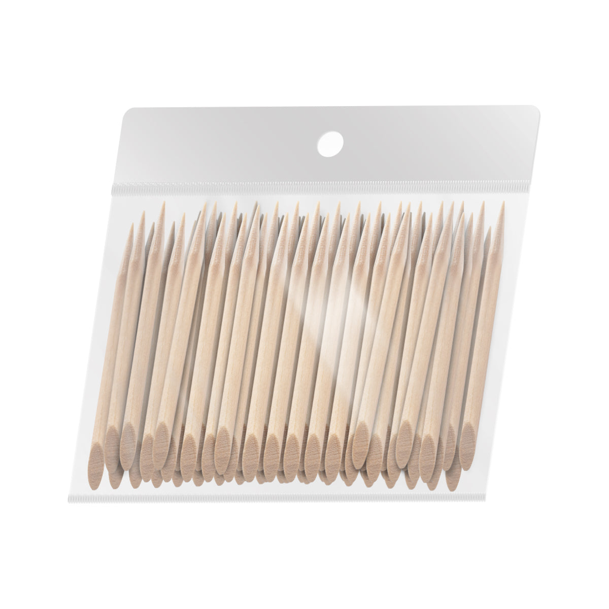 100 pcs. Wooden sticks for manicure cuticles 6.5 cm OCHO NAILS