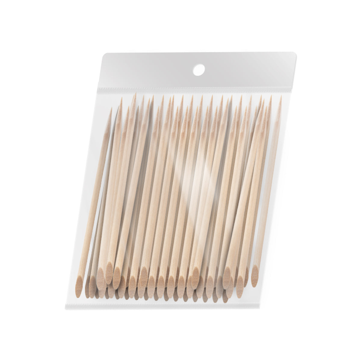 Pack of 100 wooden sticks for manicure cuticles 11.5 cm OCHO NAILS