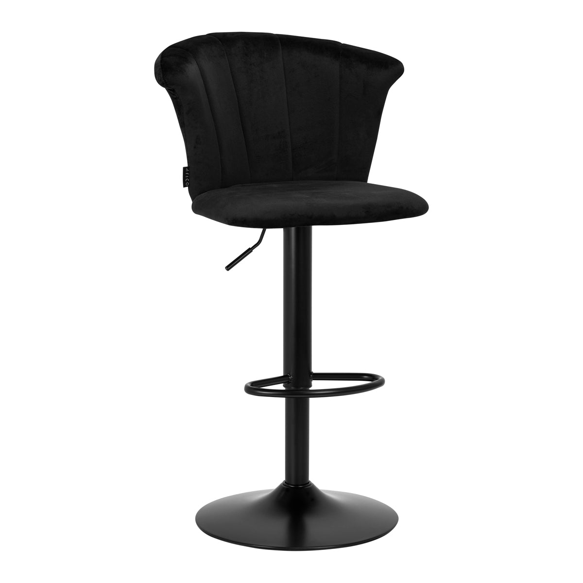4Rico bar stool QS-B801 velvet black 