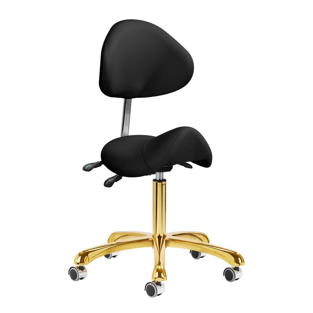 Cosmetic stool 1004 gold Giovanni black 