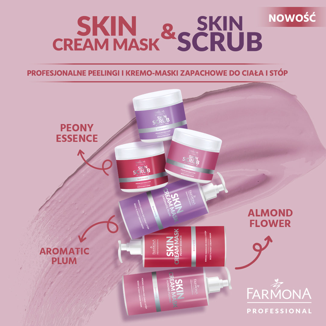 Farmona Skin Cream Mask Mascarilla Crema de Flor de Almendro para Cuerpo y Pies Flor de Almendro 500 ml