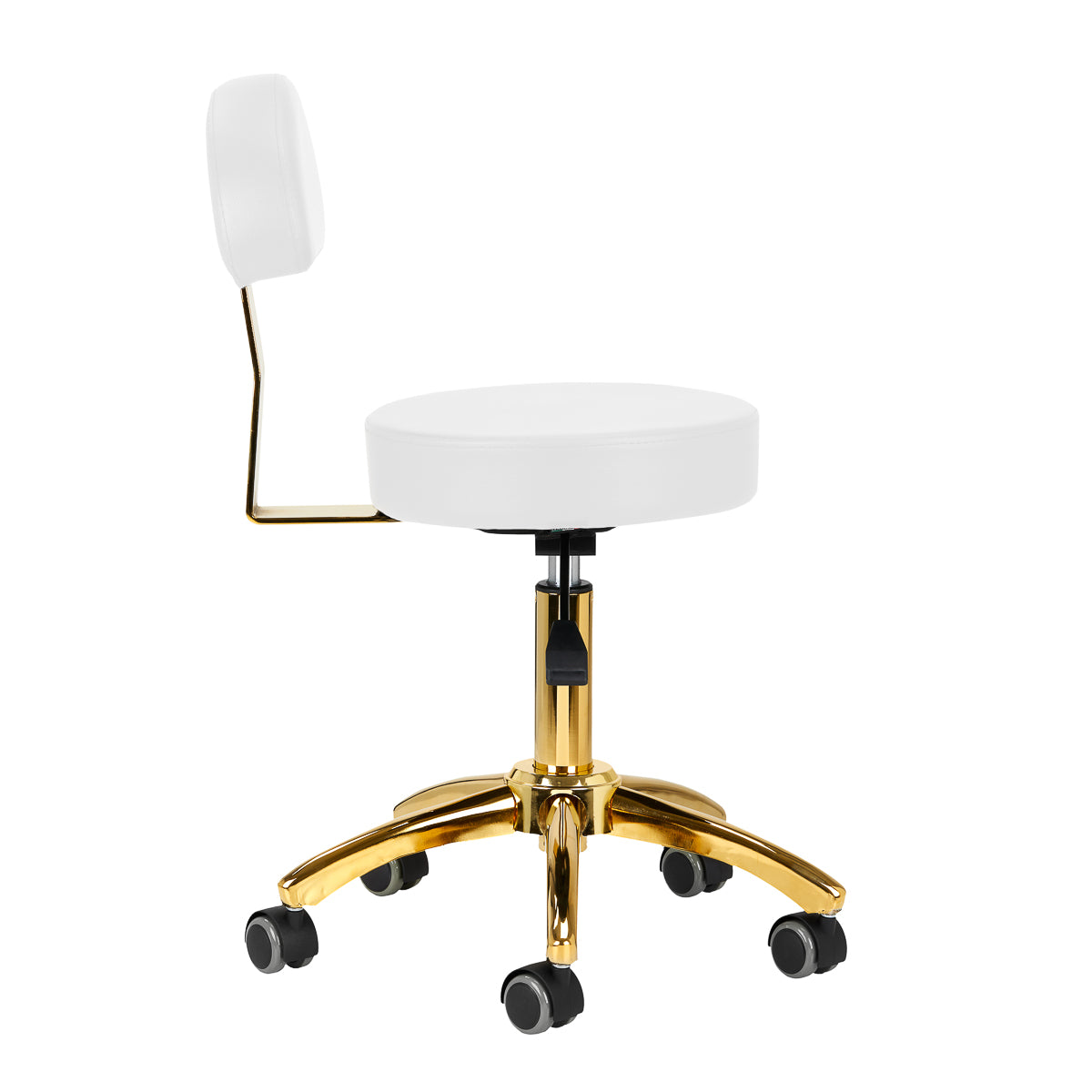 Cosmetic stool AM-304G white 