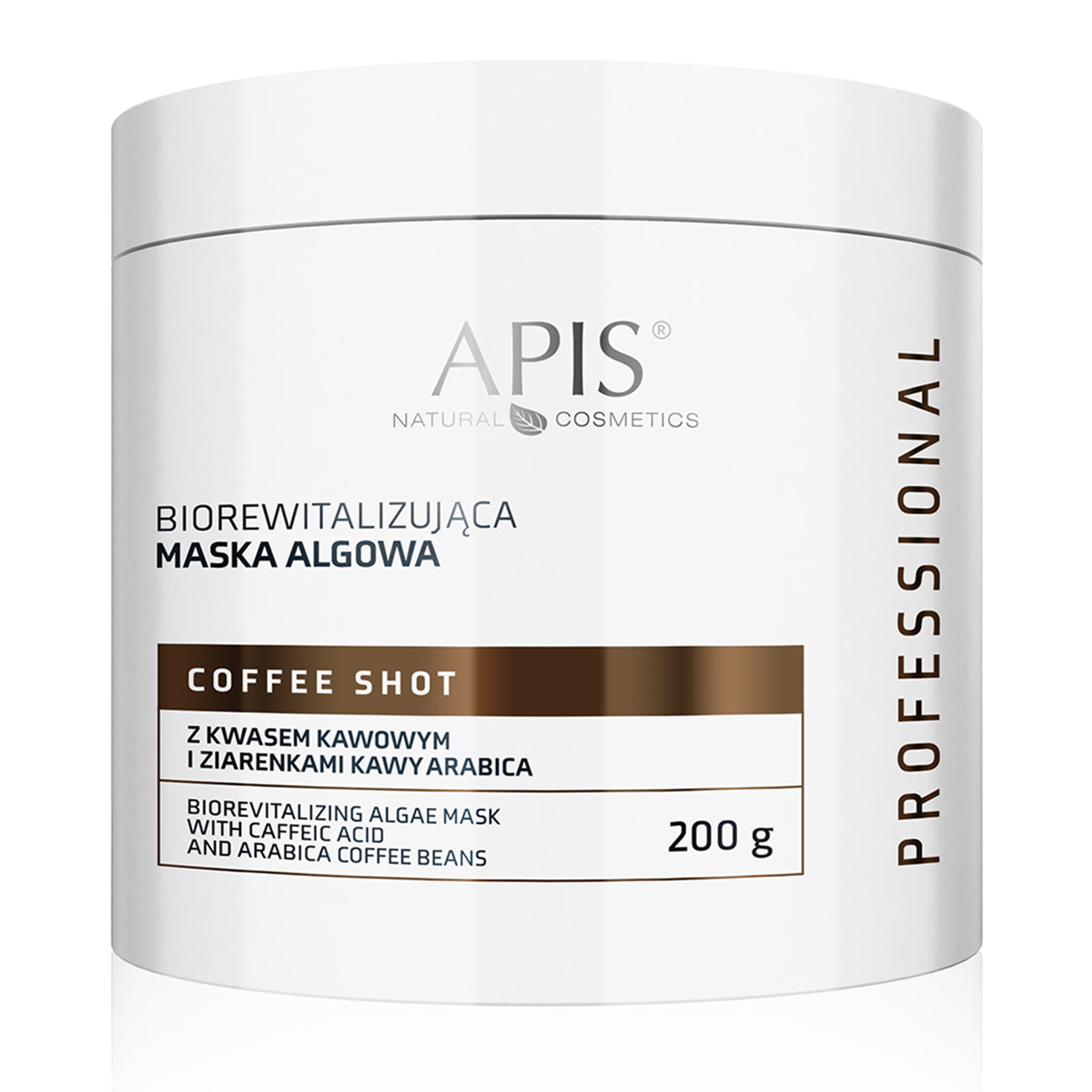 Apis Coffee Shot Biorevitalisierende Algenmaske Mit Kaffeesäure Und Kaffeebohnen 200 G