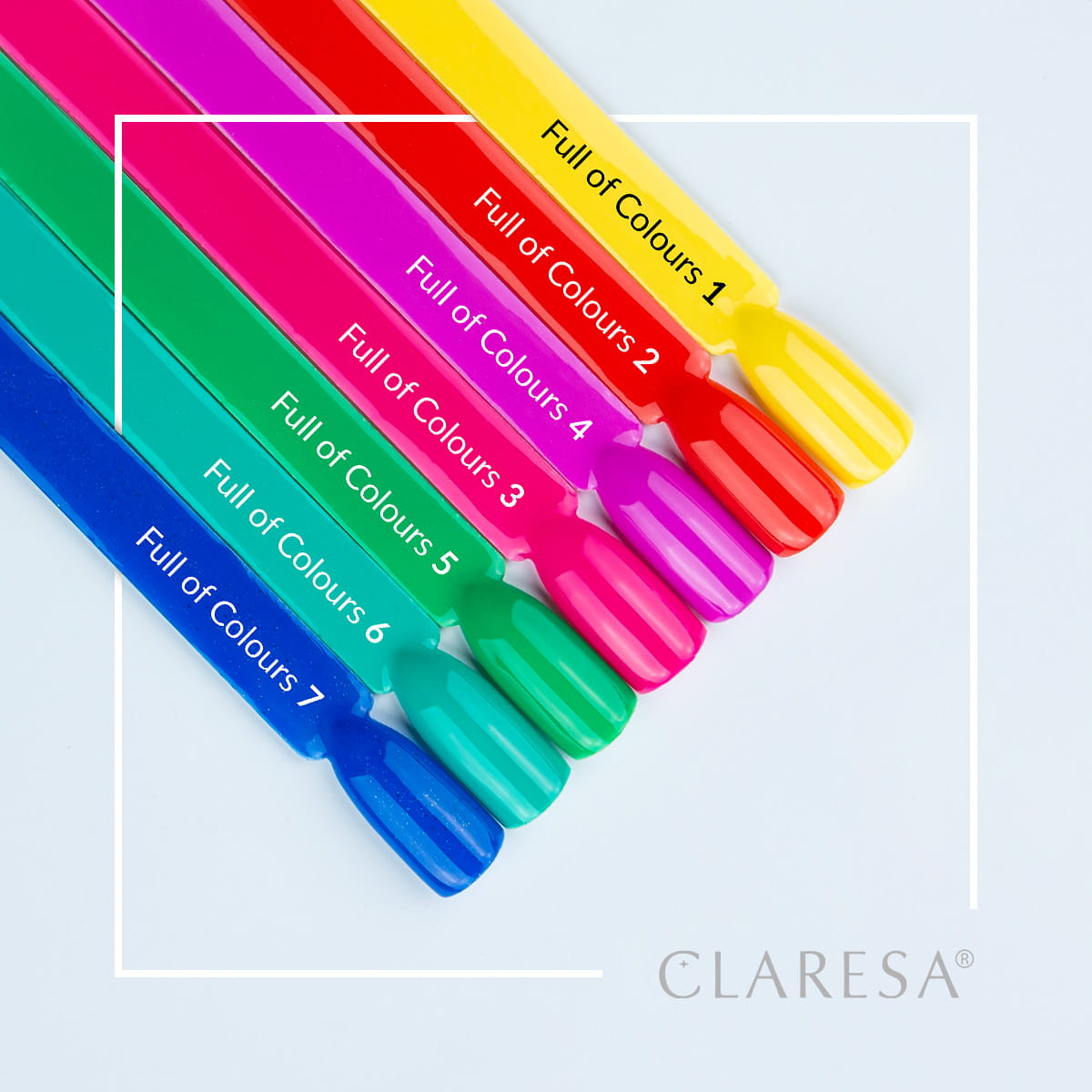 CLARESA barniz híbrido lleno de colores 1 -5g