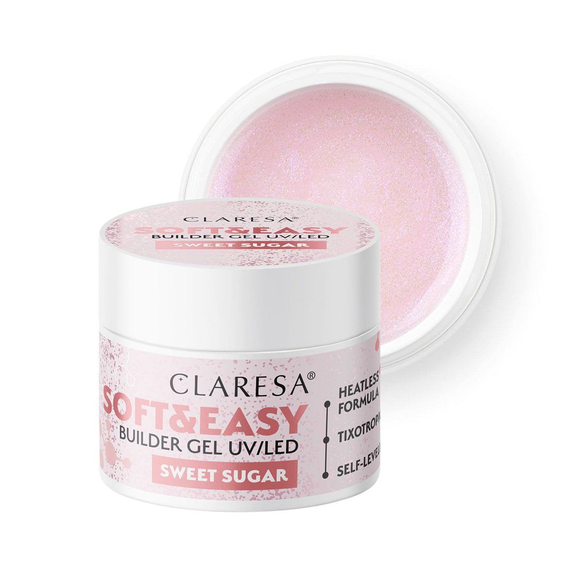 Claresa Aufbaugel Soft&Easy Gel Süßer Zucker 90g